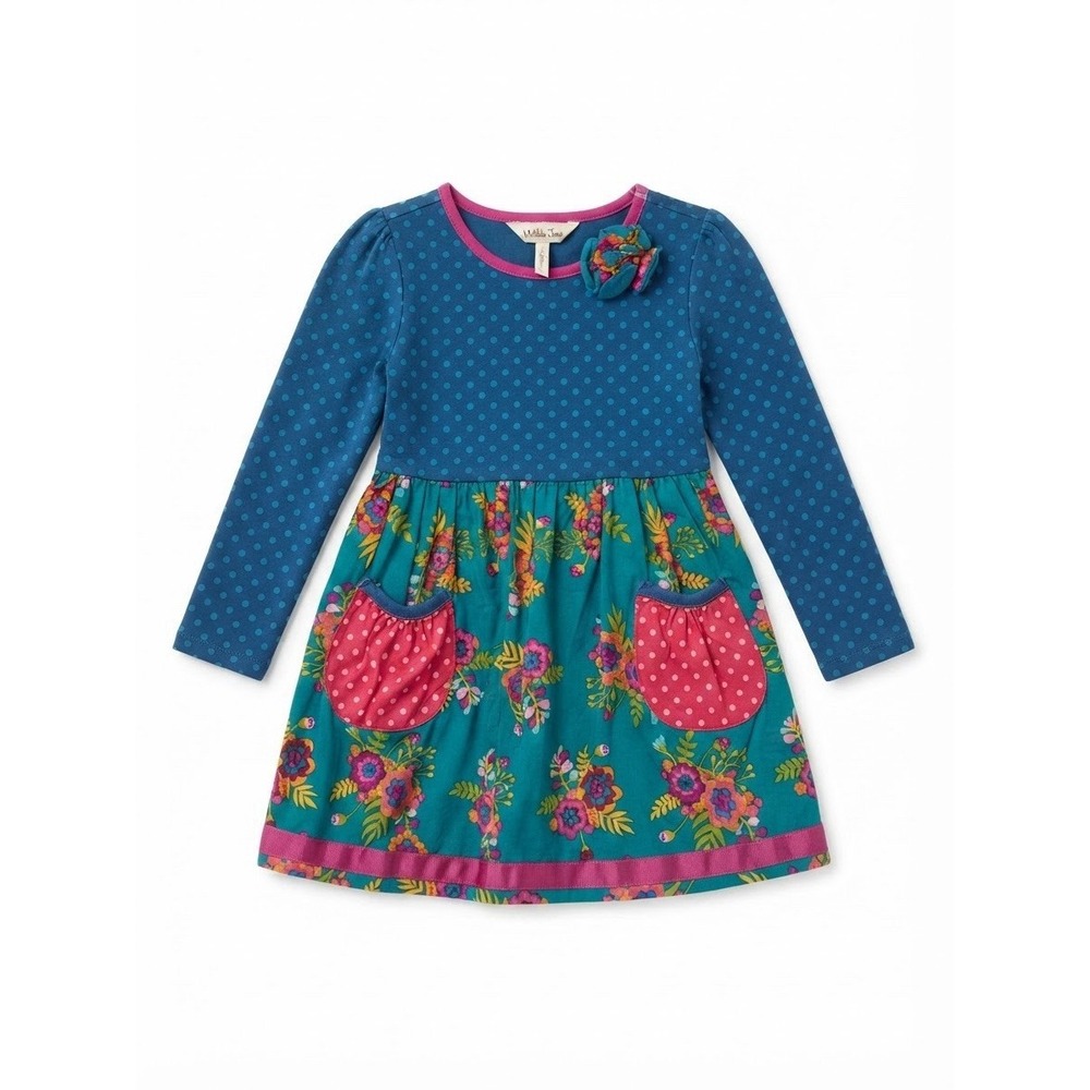 Matilda Jane 4 Dress Baby Girl Floral Colorful Cute Blue Gold Pink